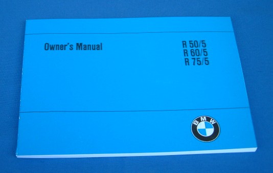 Handbuch Owners Manual R50/5,R60/5,R75/5