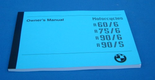Handbuch/Owners manual R60/6,R75/6,R90/6,R90/S