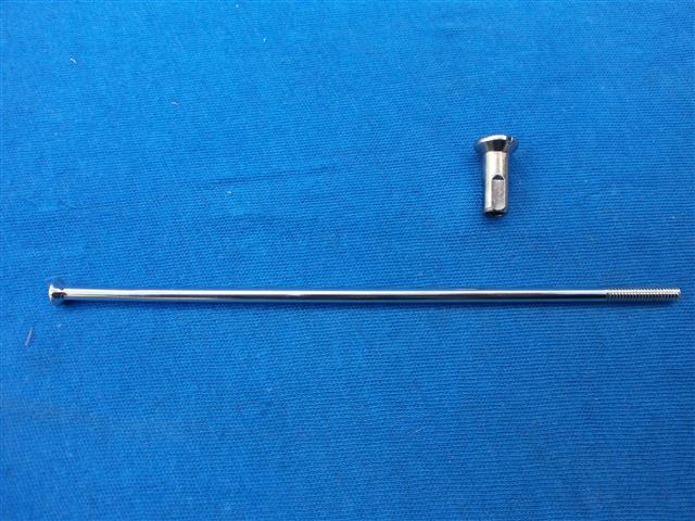 Speiche verchromt mit Nippel M4 hinten /5-R100, G/S V