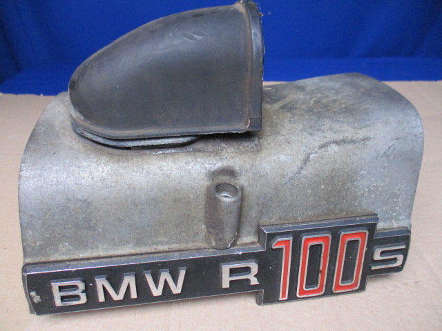 Typenschilder links und rechts Motor R100S mit Abdeckhaube gebraucht