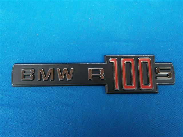 Typenschild Motor R100S rot